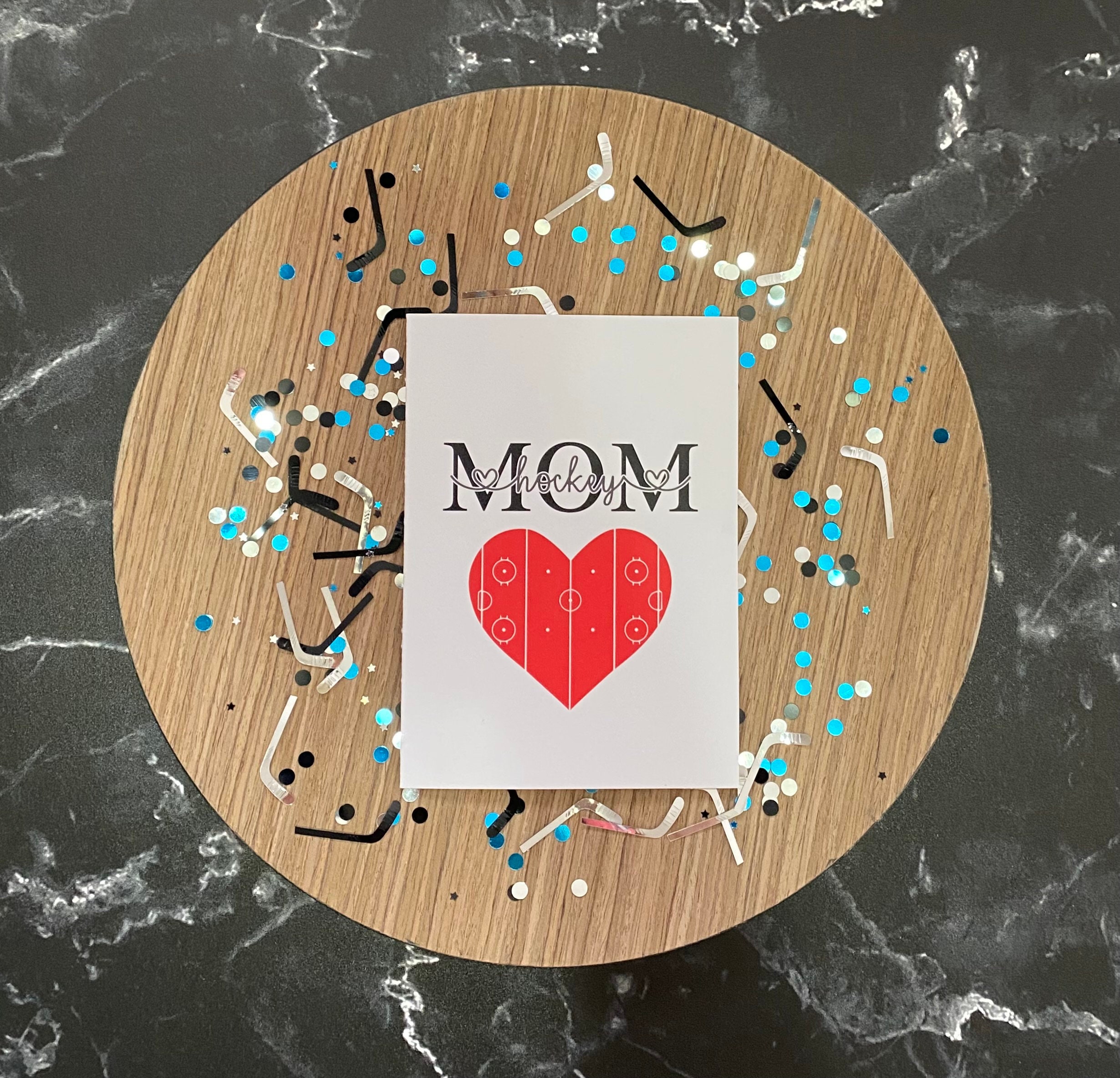 Hockey Mom Team Manager Thank You Card - Etsy