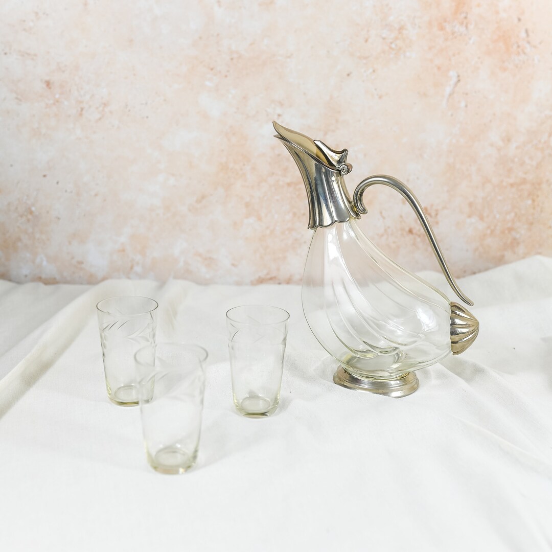 Vintage Duck Wine Decanter, Silver Plated, Made in France Etsy UK