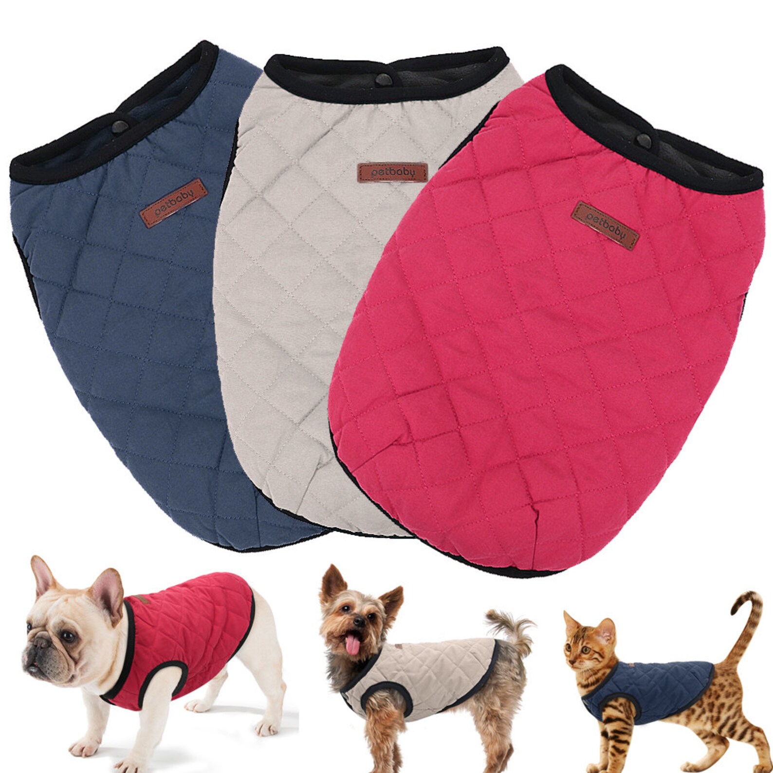 Pet Winter Jacket Puppy Jacket Pet Coat Pet Sweater Dog Jacket Etsy