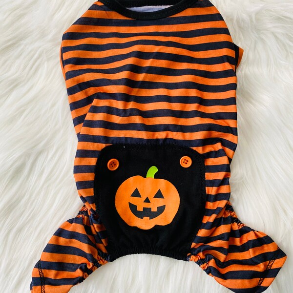 Small Breed Dog Halloween Onesie | Dog Onesie | Pet Halloween Onesie | Puppy Onesie | Pet PJ | Puppy Halloween costume | Pet clothing |