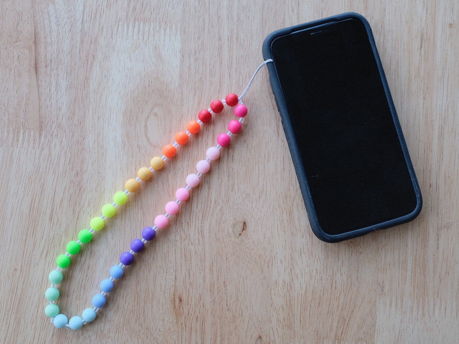 Phone Chain Phone String Phone Strap Phone Cord Beaded Etsy