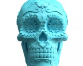 Mexican Sugar Skull 3D Model for 3D Printing