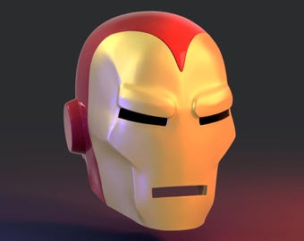 Iron Man Helmet Comic Version 3D Printable STL Model