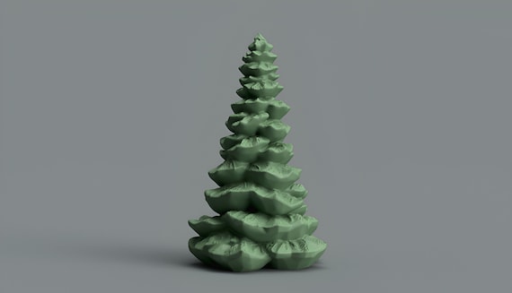 Supportless Christmas Pine Tree 3D Printing 3D model Files