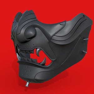 3D Printable Jin Sakai Oni Mask - Ghost of Tsushima Cosplay Prop