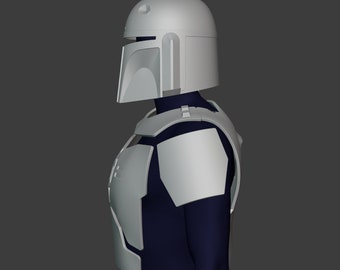 Boba Fett-cosplaypantserset STL-pakket