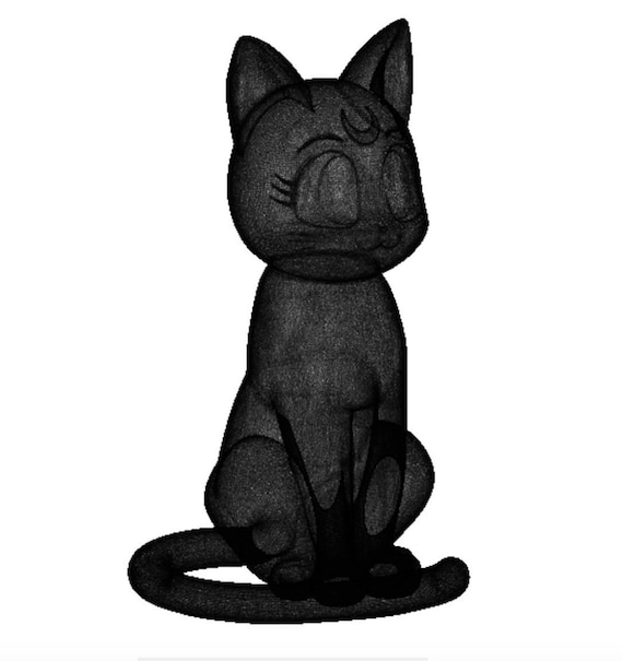 Luna From Sailor Moon 3D Printable Model Files - Etsy