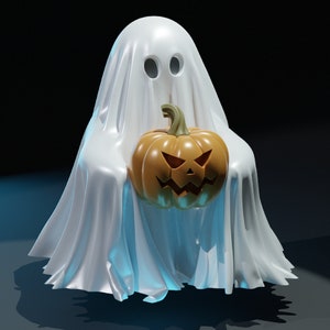 Ghost Holding Lantern Multi Color Digital files for 3D print