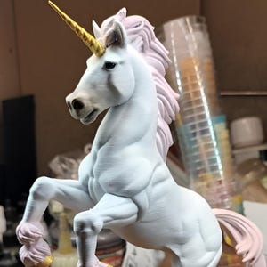 Fantasy Majestic Unicorn Model STL 3D Printable Model