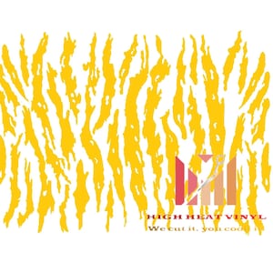 High Heat Duracoat Vinyl Stencil 10&quot; x 12&quot; - Vietnam Tiger stripe styling