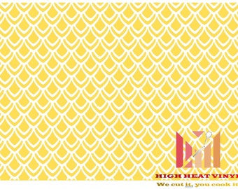 High Heat Duracoat Vinyl Stencil 10" x 12" - Sea Scales 5 styling