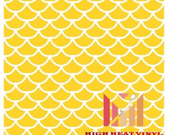 High Heat Duracoat Vinyl Stencil 10" x 12" - Sea Scales styling