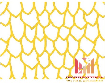 High Heat Duracoat Vinyl Stencil 10" x 12" - Dragon Scales 5 styling