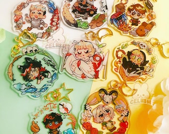 Dungeon Acrylic Charms - 2.5”