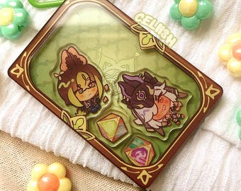 Cynari TCG Shaker Acrylic Charm - 2.75" Cyno, Tighnari