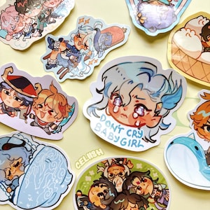 Hoyoverse Silly Stickers - 2.5"