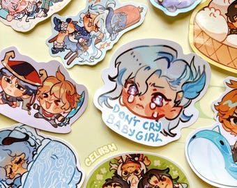 Hoyoverse Silly Stickers - 2.5"
