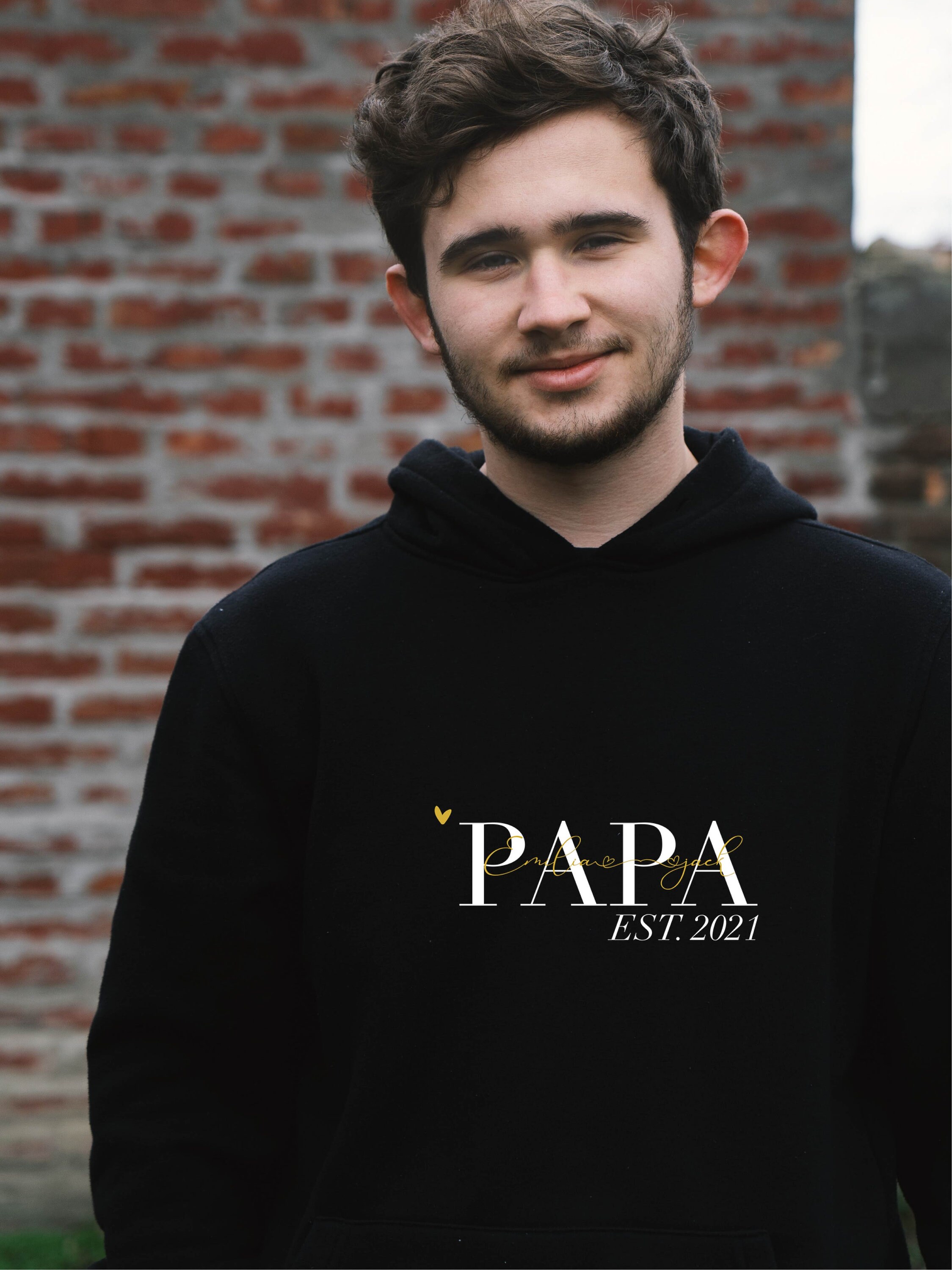 Dad Of Trouble Maker - Personalized Custom Hoodie