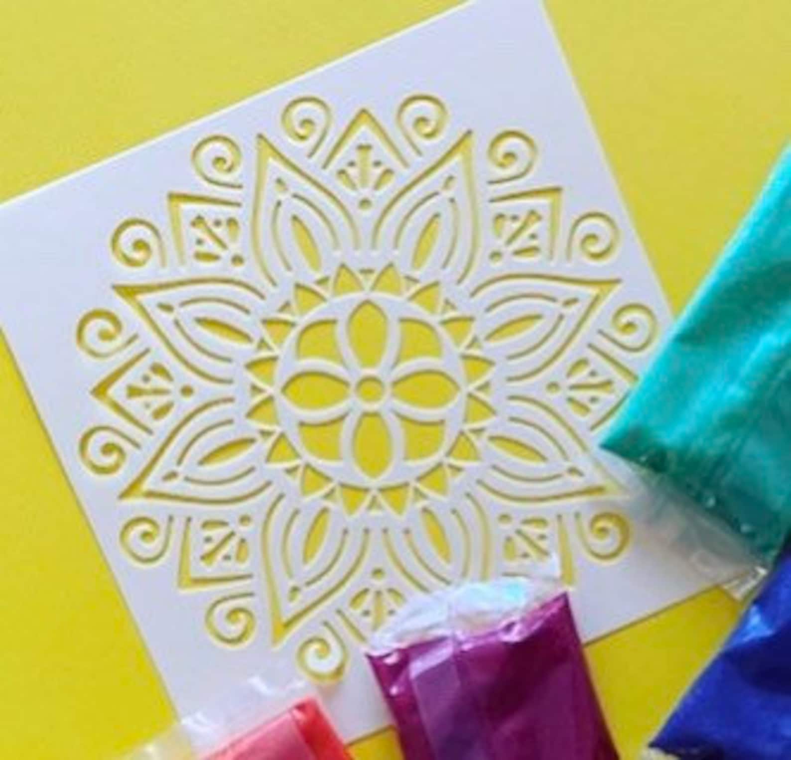 Rangoli Stencil Rangoli Designs Rangoli Etsy