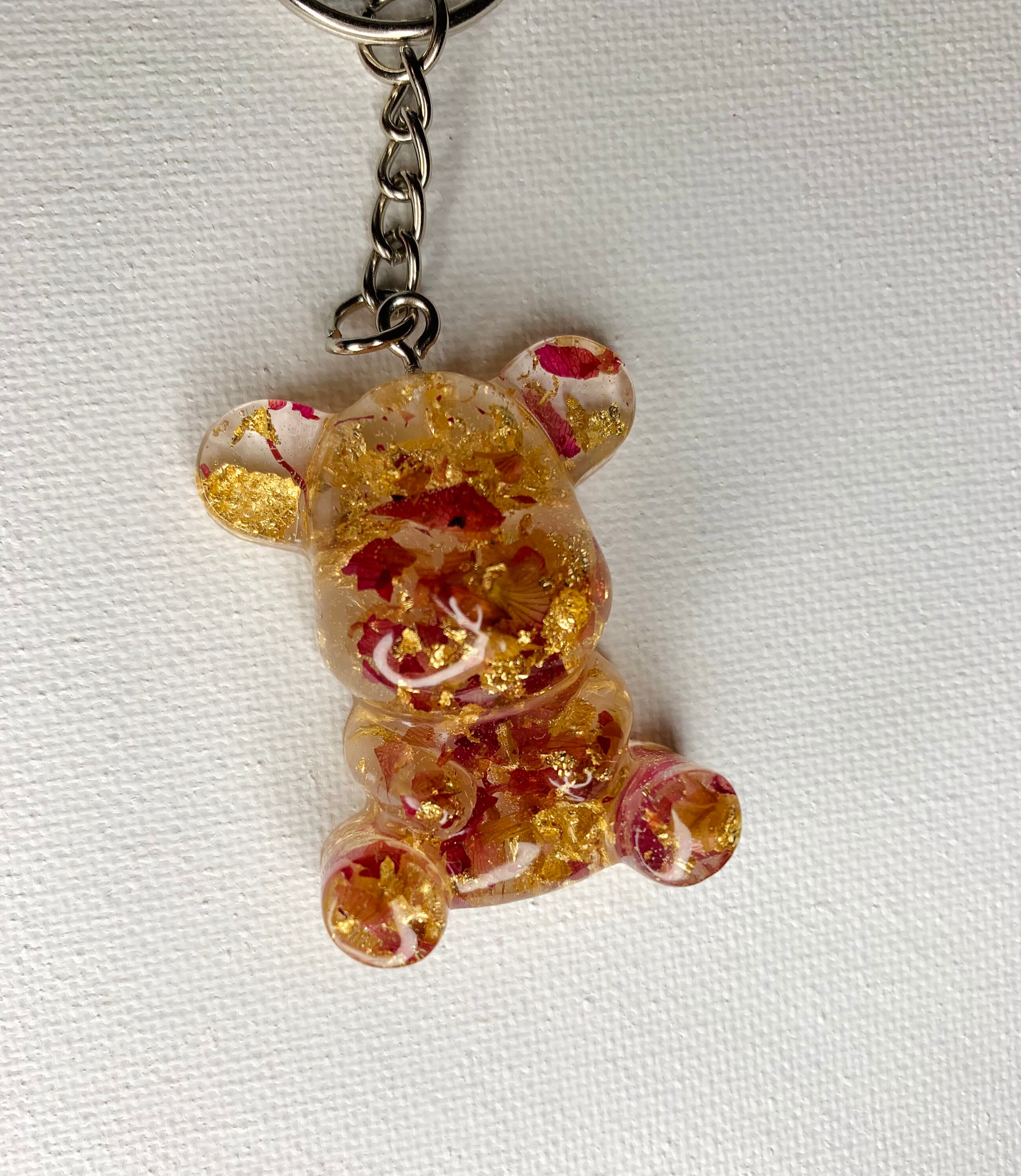 Teddy bear keychain teddy bear resin resin keychain Etsy