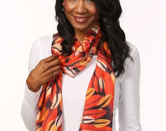 Bill Stone Scarf - Daylily Art Print