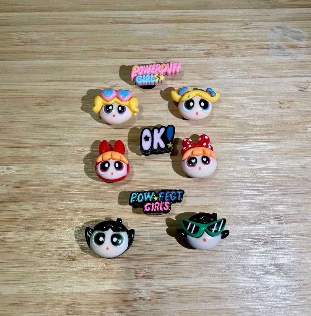 Croc Jibbitz, Powerpuff Girls, Powerpuff Girls Croc Jibbitz, Powerpuff