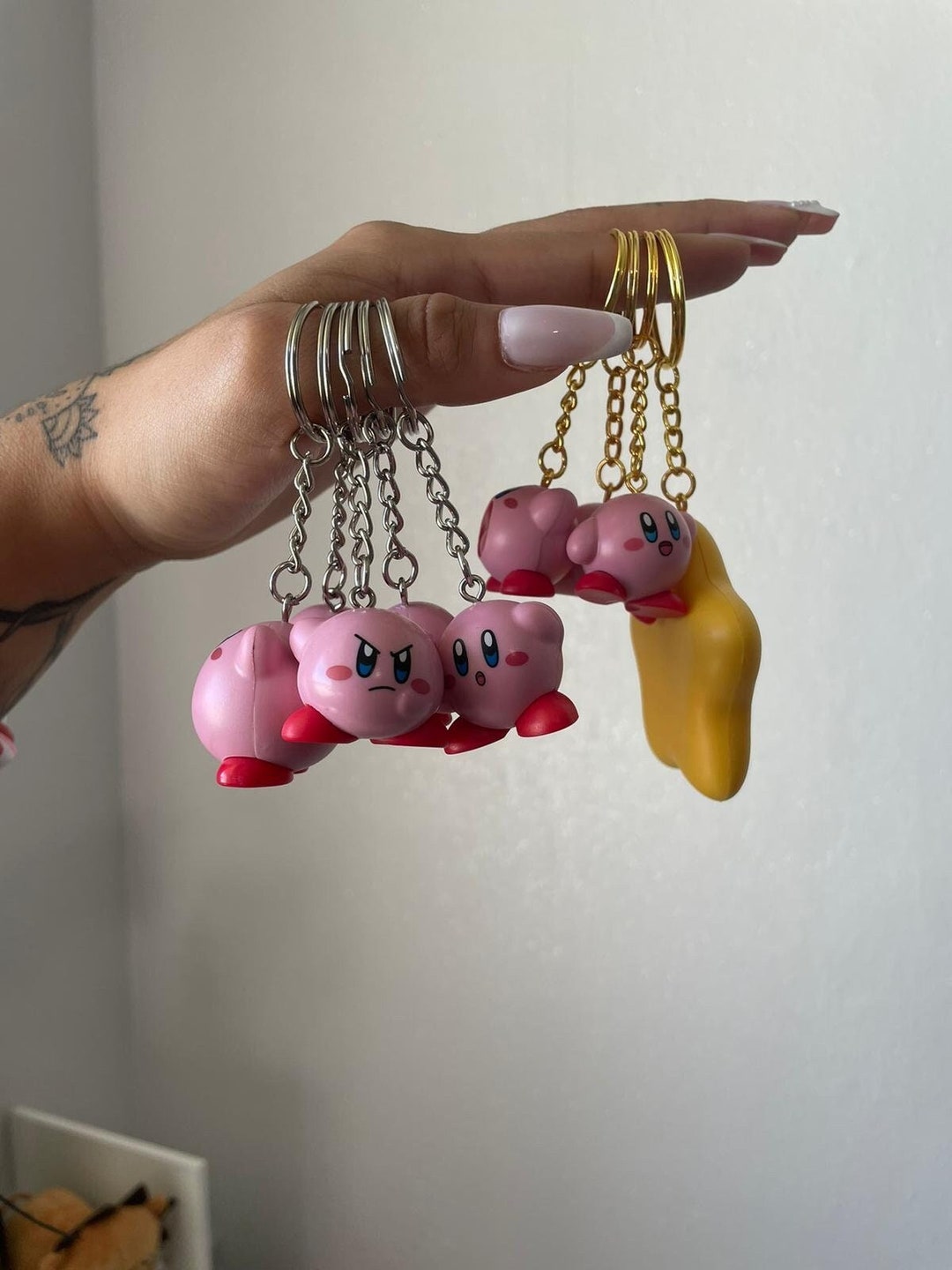 Kirby, Kirby Keychains, Kirby Accessories, Kirby Gift, Kirby Collection, Keychains, Keychain