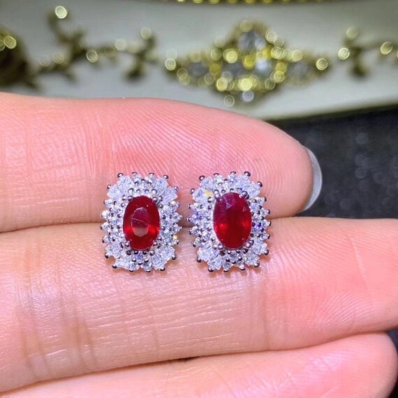 Natural on sale ruby jewelry