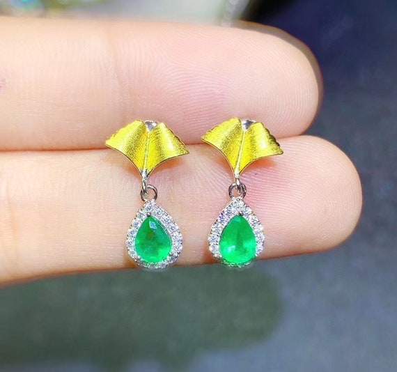 Etsy emerald jewelry deals