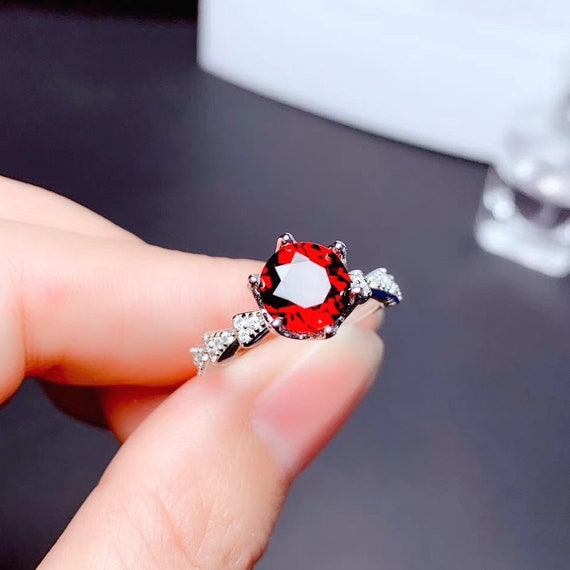 Etsy 2024 garnet jewelry
