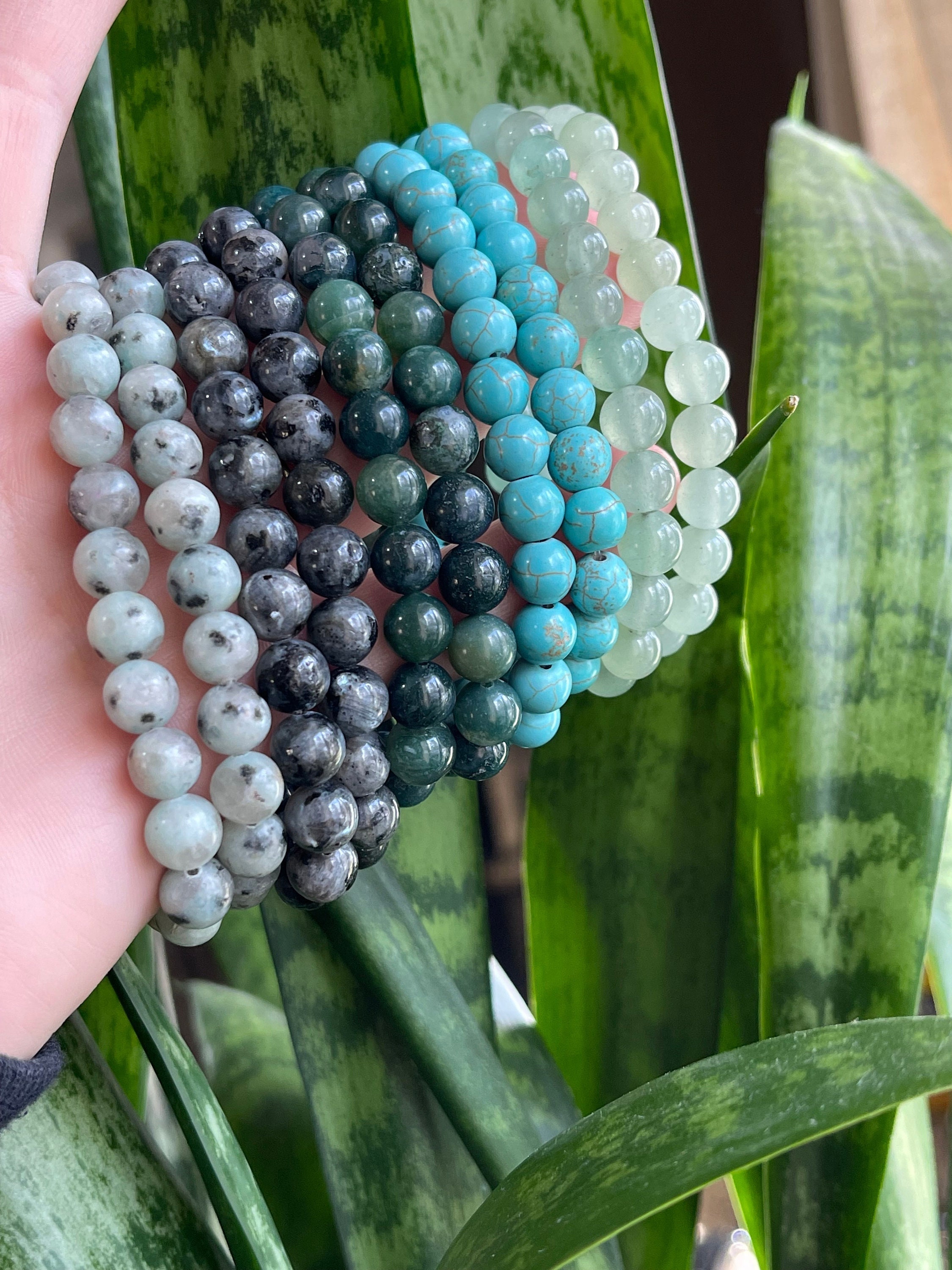 Relaxation Gifts for Women Spiritual Gifts for Women Yoga Beads Bracelet Diffuser Stone Beaded Bracelets Self Care Healing Stress Relief Gift for Mom