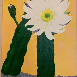 Cactus Original Art Painting: Support