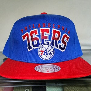 Men's New Jersey Nets Mitchell & Ness Red Basic Core Snapback Hat