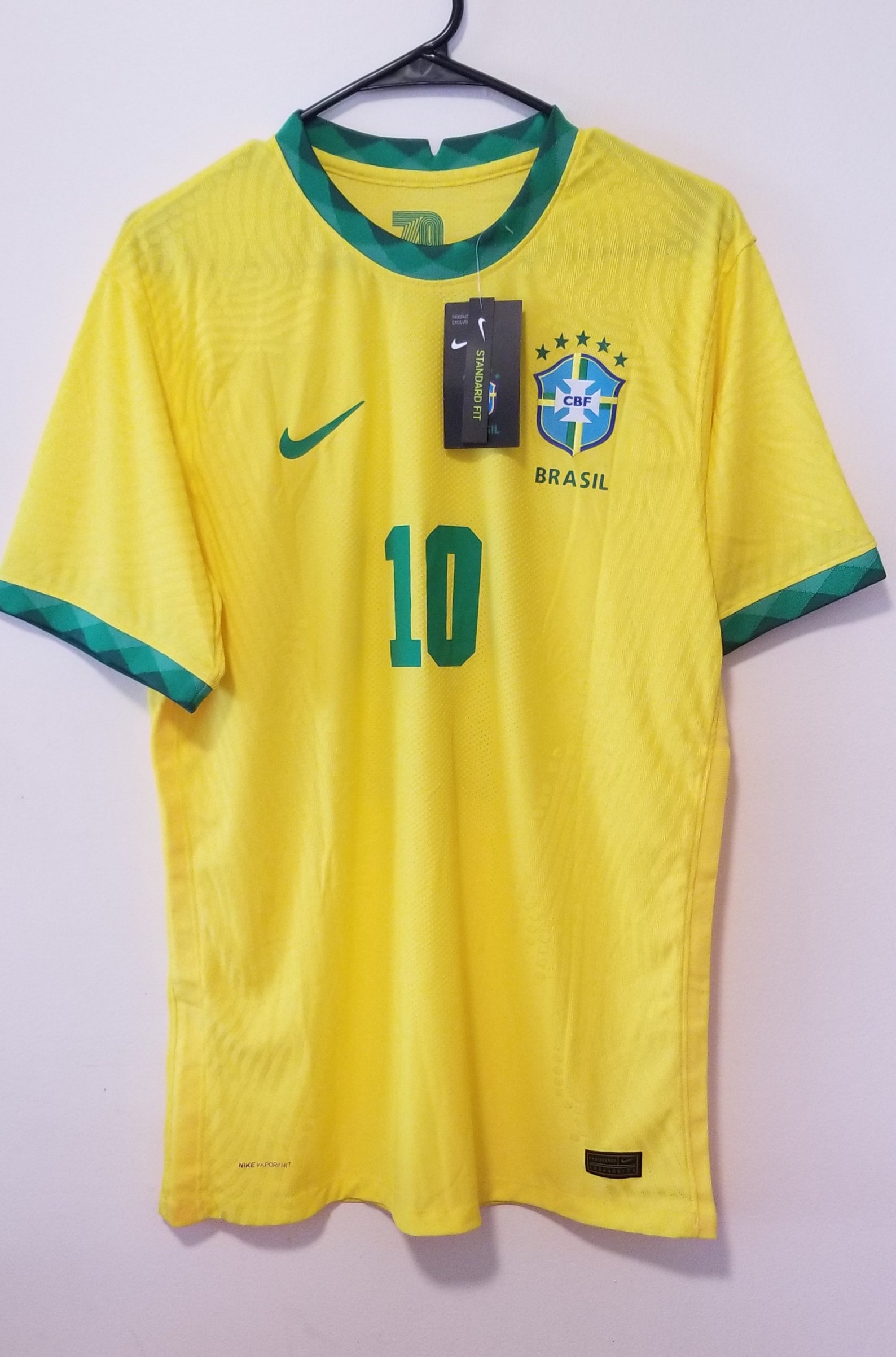 Brésil maillot domicile 20/21 Player Version slim fit taille | Etsy