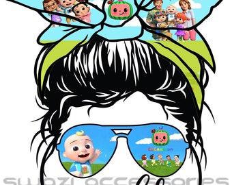 Download Cocomelon Png Png Cocomelon Kids Png File Sublimation Messy Bun Momlife Momlife Cocomelon Clip Art Art Collectibles