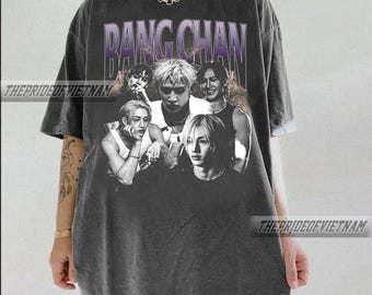 Vintage 90s Bootleg Style Bang Chan Straykid T-Shirt, Retro Comfort Colors Bang Chan T-shirt, Bang Chan Straykid Gifts For Man And Women