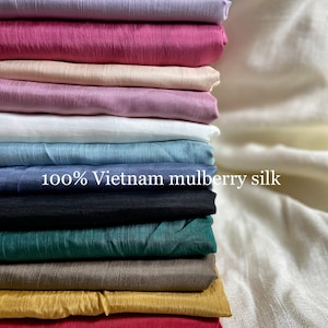 100% Mulberry Silk Fabric | Vietnam Silk Fabric | Habutai silk | Habotai Silk | True Silk Fabric by yards | Good Silk fabric