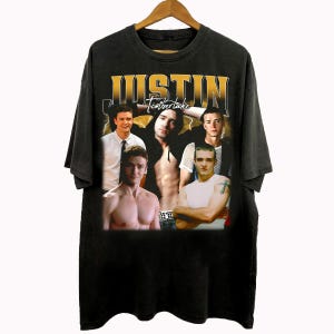 Vintage 90s Bootleg Style Justin Timberlake T-Shirt, Justin Timberlake Gifts For Man And Women Unisex T-Shirt