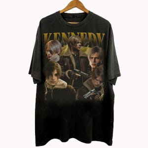 Vintage 90s Bootleg Style Leon Kennedy T-Shirt, Leon S Kennedy Resident Evil Game Gifts For Man And Women Unisex T-Shirt