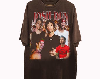Vintage 90s Bootleg Style Josh Dun T-Shirt, Retro Josh Dun Music Gifts For Man And Women Unisex T-Shirt