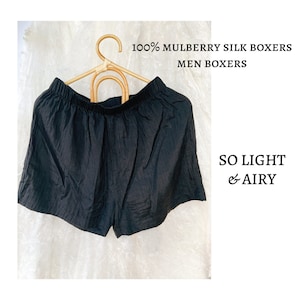 100% Mulberry Silk Boxers Set| Custom Made to Order | Silk Men boxer| Light Boxers  | Gift for Him, Men Boxers