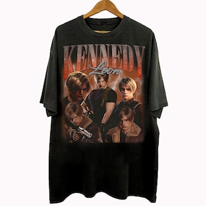 Vintage 90s Bootleg Style Leon Scott Kennedy T-Shirt, Leon S Kennedy Resident Evil Gifts For Man And Women Unisex T-Shirt