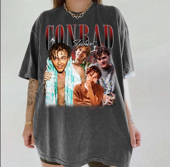 Vintage 90s Bootleg Style Conrad Fisher T-Shirt, Retro Comfort Colors Conrad Fisher T-shirt, Gifts For Man And Women Unisex T-Shirt