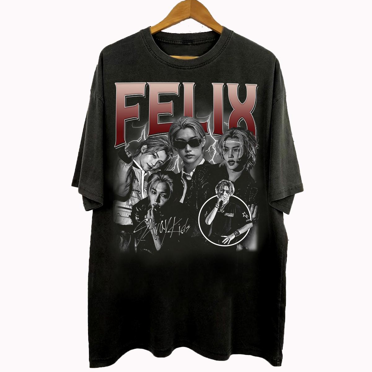 アイドル UNIFORM T-SHIRT Felix UNIFORM SHIRT - Felix / Stray Kids『Stray Kids World Tour