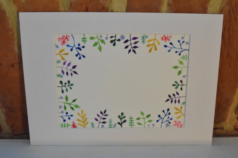 Original watercolour and inks painting