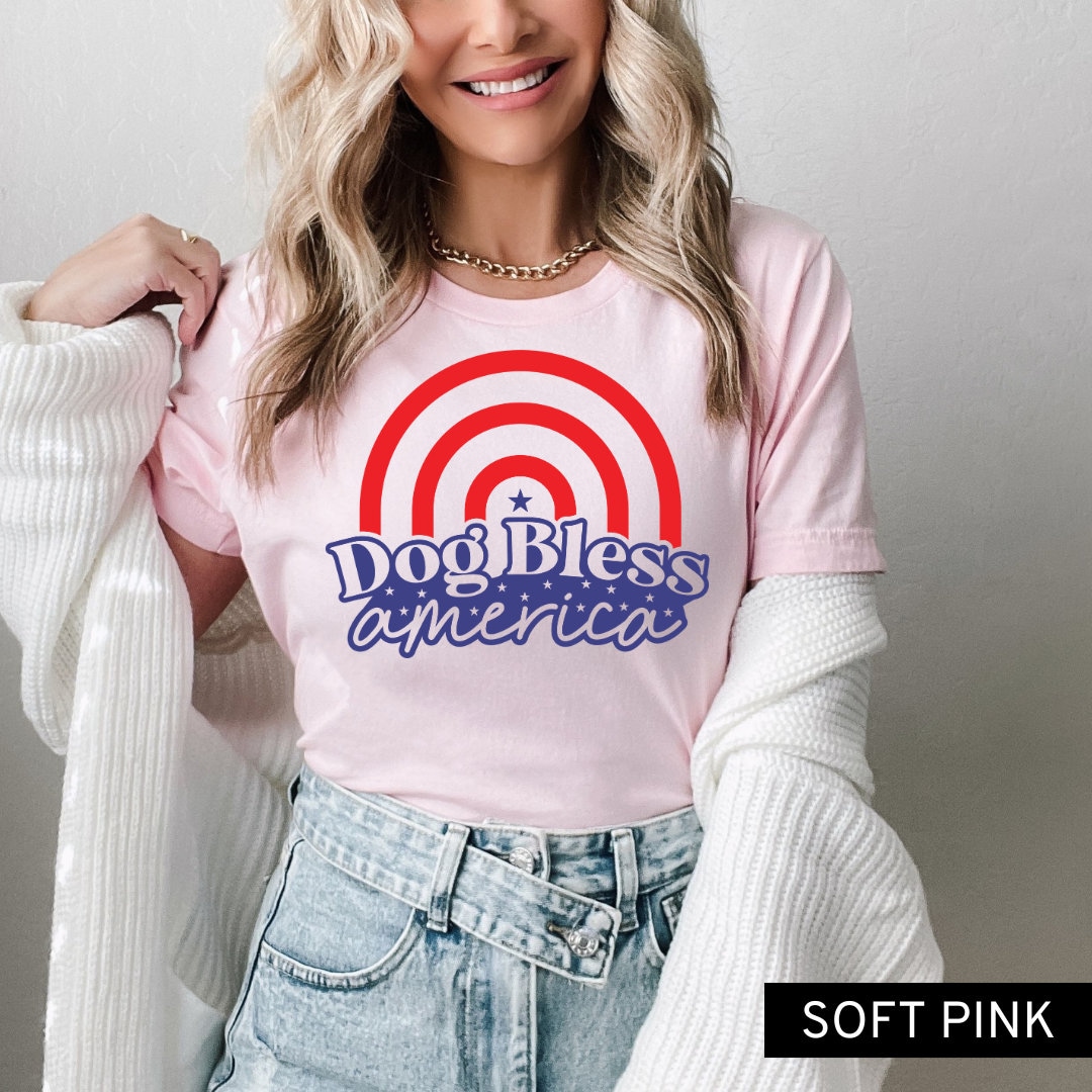 Dog Bless America Shirt Dog Shirt Crazy Dog Lady Shirt Gift Etsy