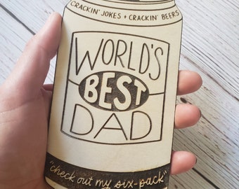 Dad Beer Can | Dad Gift | Gag Gift | Father's Day Gift | Gift For Him | Personalized Gift | Christmas For Dad | Mancave Decor