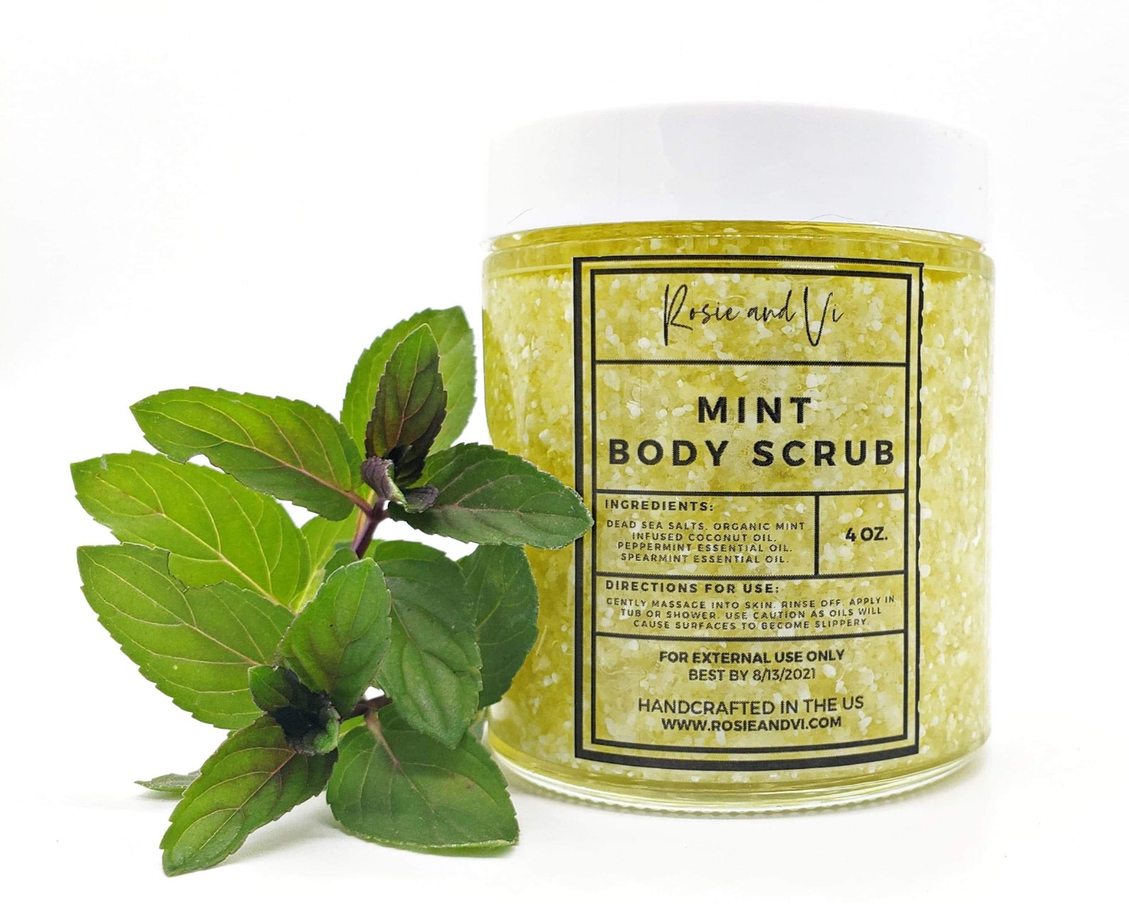 Mint Body Body Scrub/EcoFriendly Bath Products Etsy