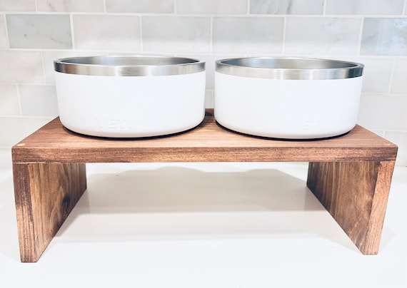 Modern Dog Bowl Stand | Raised Dog Feeding Station | Large Dog Feeder | Small Dog Feeder | Yeti Dog Stand | Elevated Pet Feeder | Senior Dog