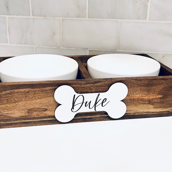 Dog Feeding Station With Storage Etsy